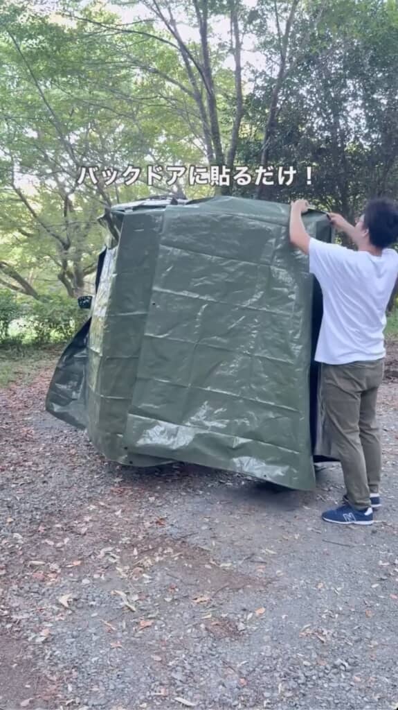 マグネットで取り付けるだけで簡単！