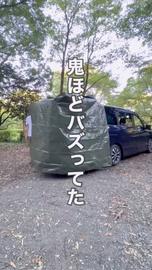 ミニバンだとやりやすいみたい