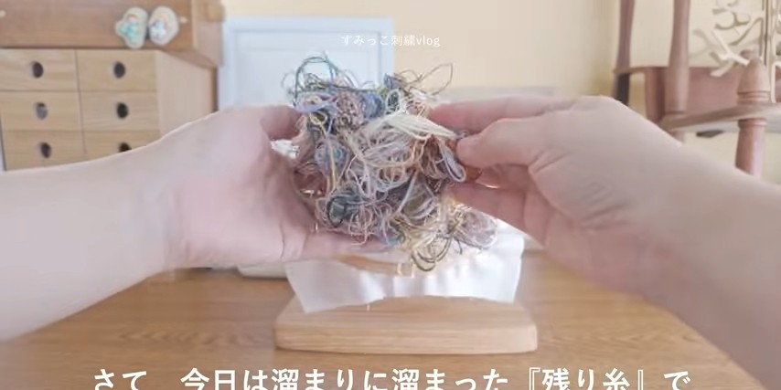 捨てるしかない残り糸→刺繍作家の“遊び心”で……　美しすぎる大変身に「すごく素敵」「線香花火可愛い」（1/3） | ライフスタイル ねとらぼ