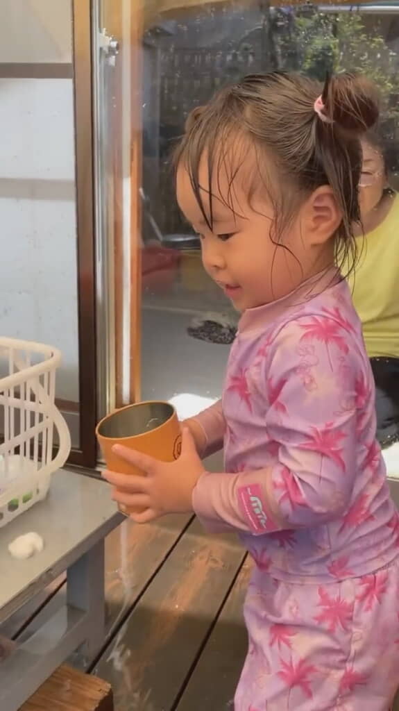 もう一度！　と諦めない娘さんでした