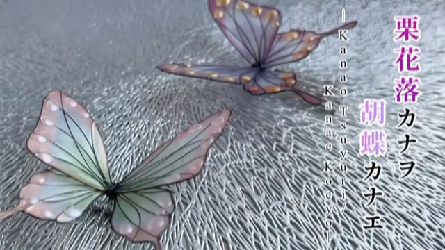 胡蝶カナエと栗花落カナヲの髪飾りもすてき