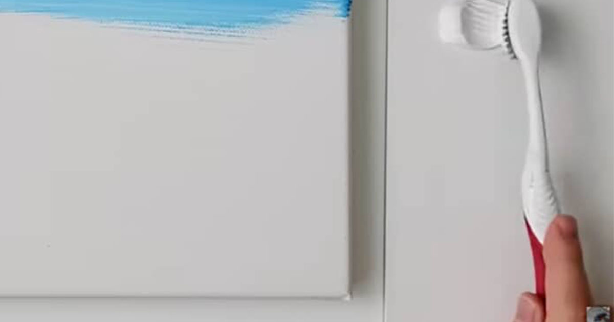 画家が歯ブラシで海の絵を描いてみたら……「うわぁ！」　想像を超える仕上がりに「ここまでできるなんて」【海外】（1/2） | 絵画 ねとらぼ