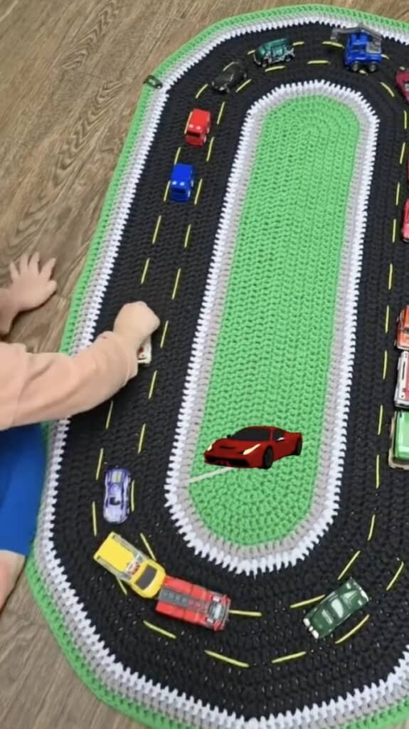 かぎ針編みでたっぷり遊べるサーキットを制作！