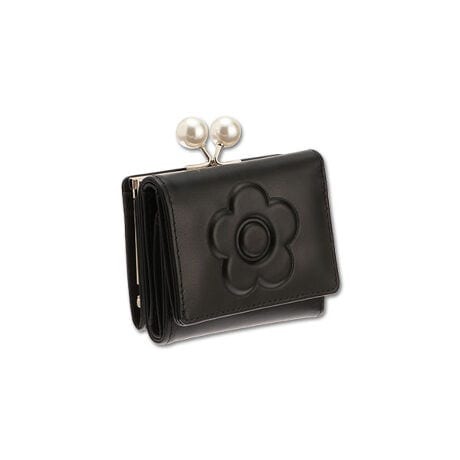 小銭入れの部分のパールがかわいい」マリークワントの“がま口