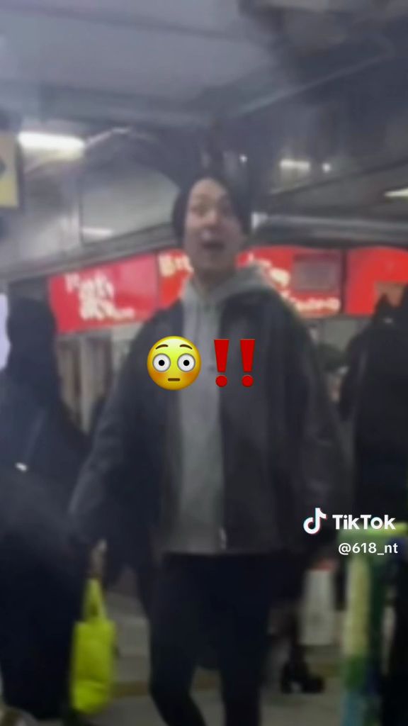 ビックリしてますね！