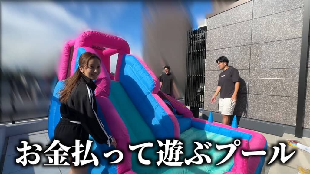 板野友美の新築豪邸と巨大プール