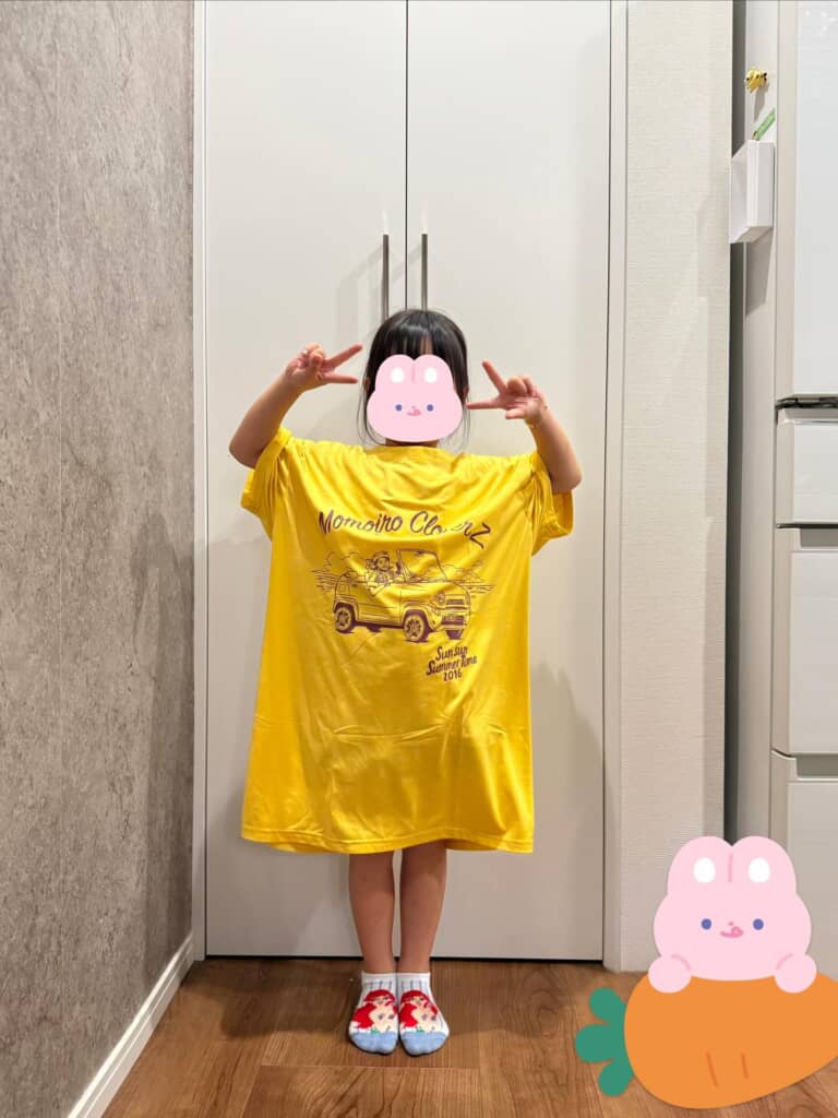 リメイク前のももクロライブTシャツ