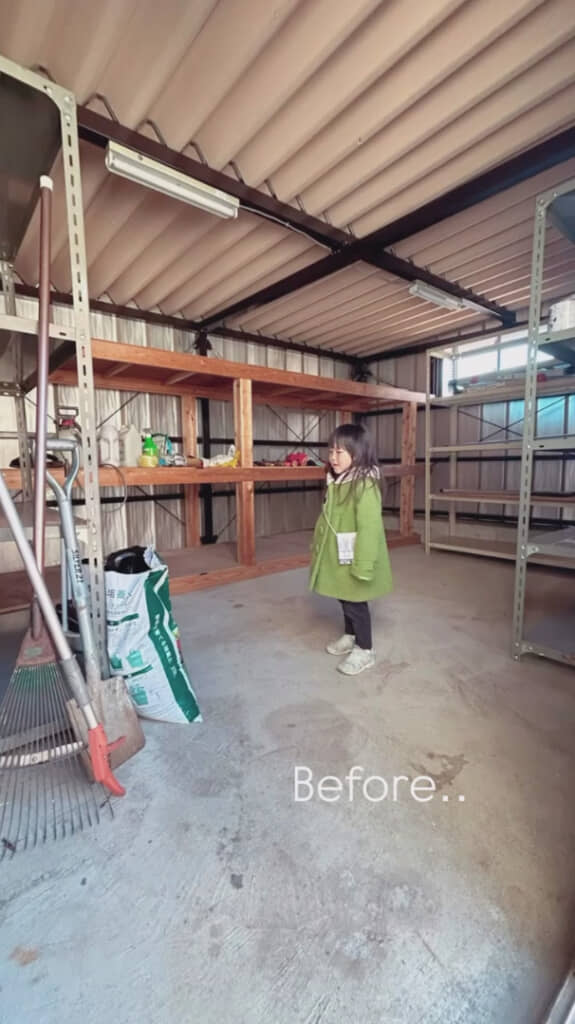 広々とした納屋も