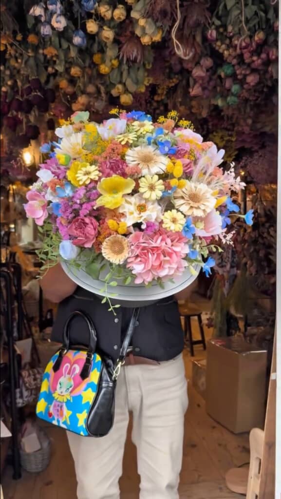 羽釜で花束を作ってと依頼された結果