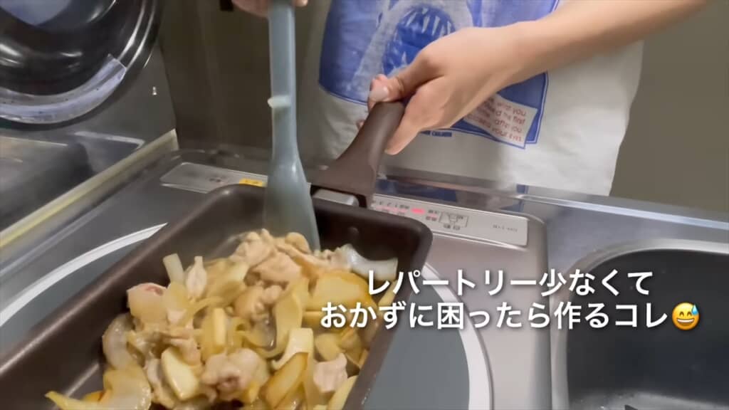 一口コンロで作るタッパー弁当