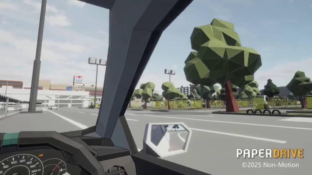 日本の教習所を模したステージ