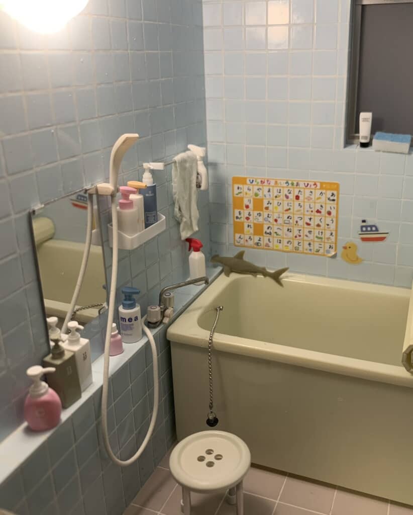 細部にわたってリアルなお風呂が再現