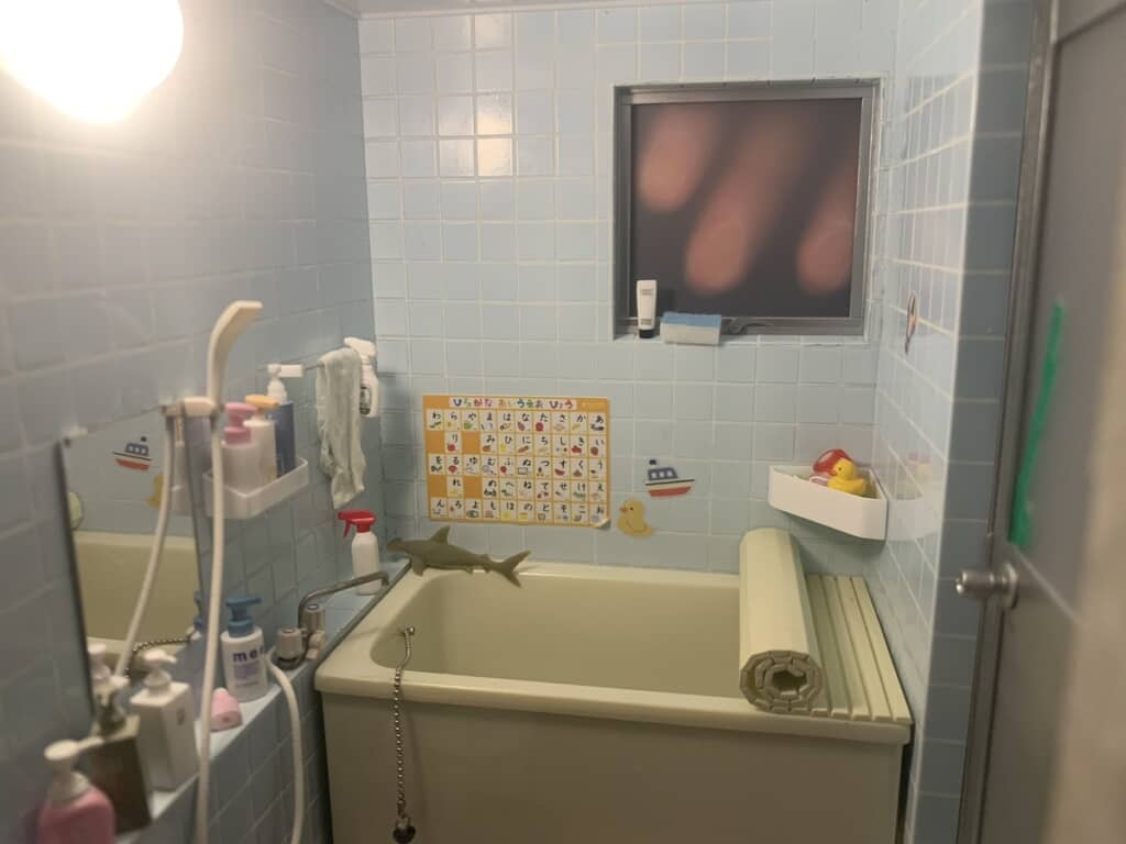 窓から人間の大きな手！