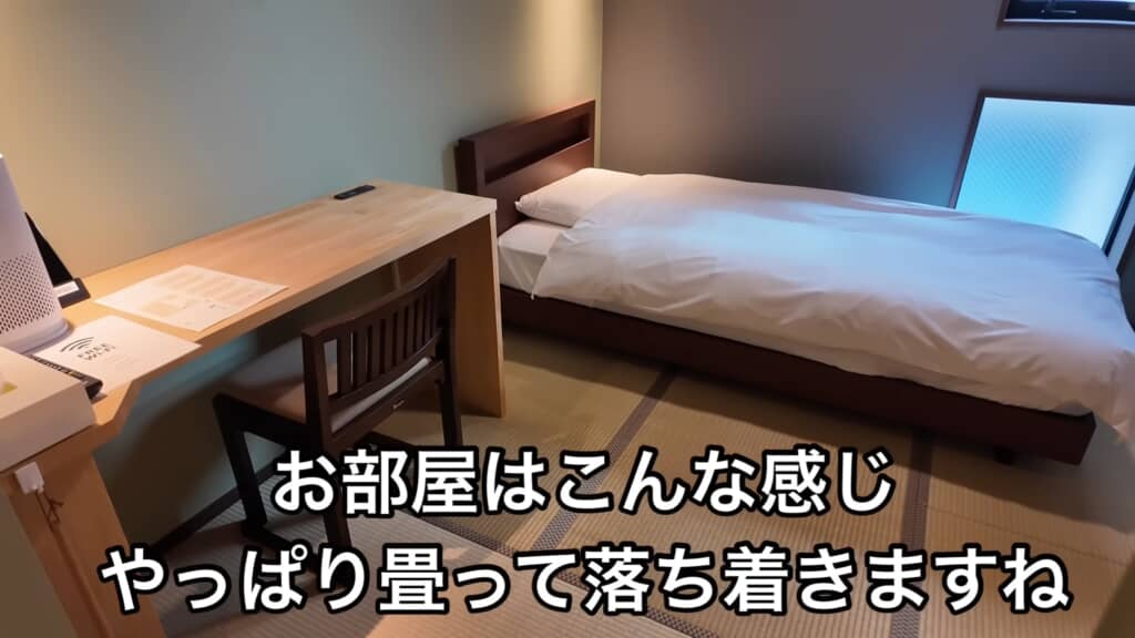 シングルルームの内装