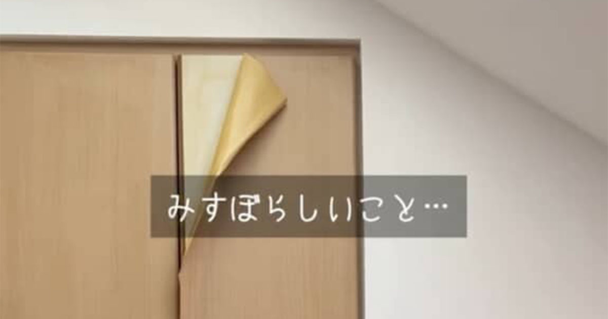 味気ないボロボロのクローゼット→“女児心を忘れないOL”が必死にDIYしたら……「きゃあーー！」　1週間後の姿に「感動です！」（1/2） | リフォーム・リノベーション・DIY ねとらぼ