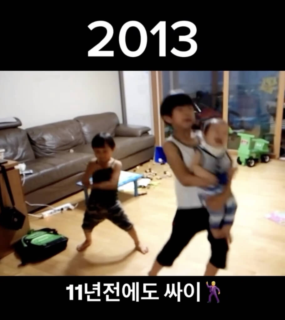 楽しく踊っています