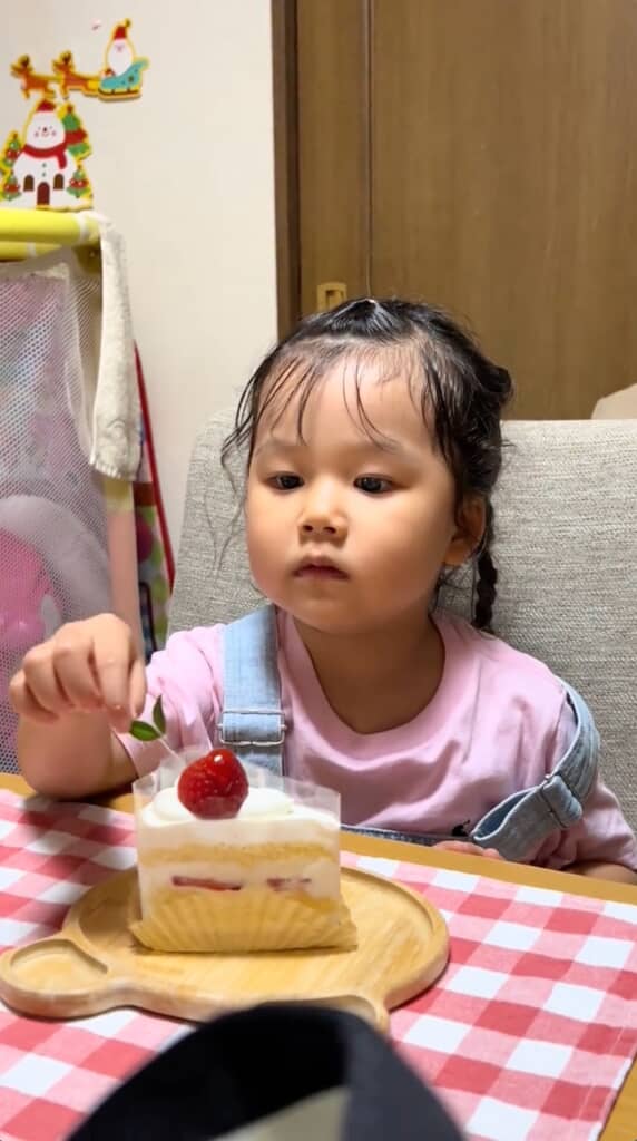 やっと食べられますね！