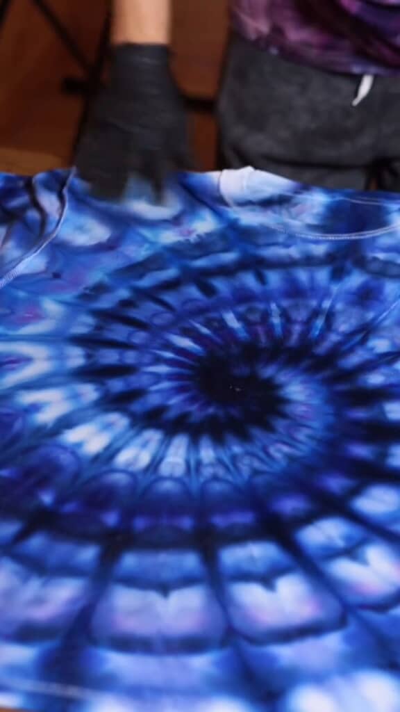 ほどいたら不思議な渦巻きが……！