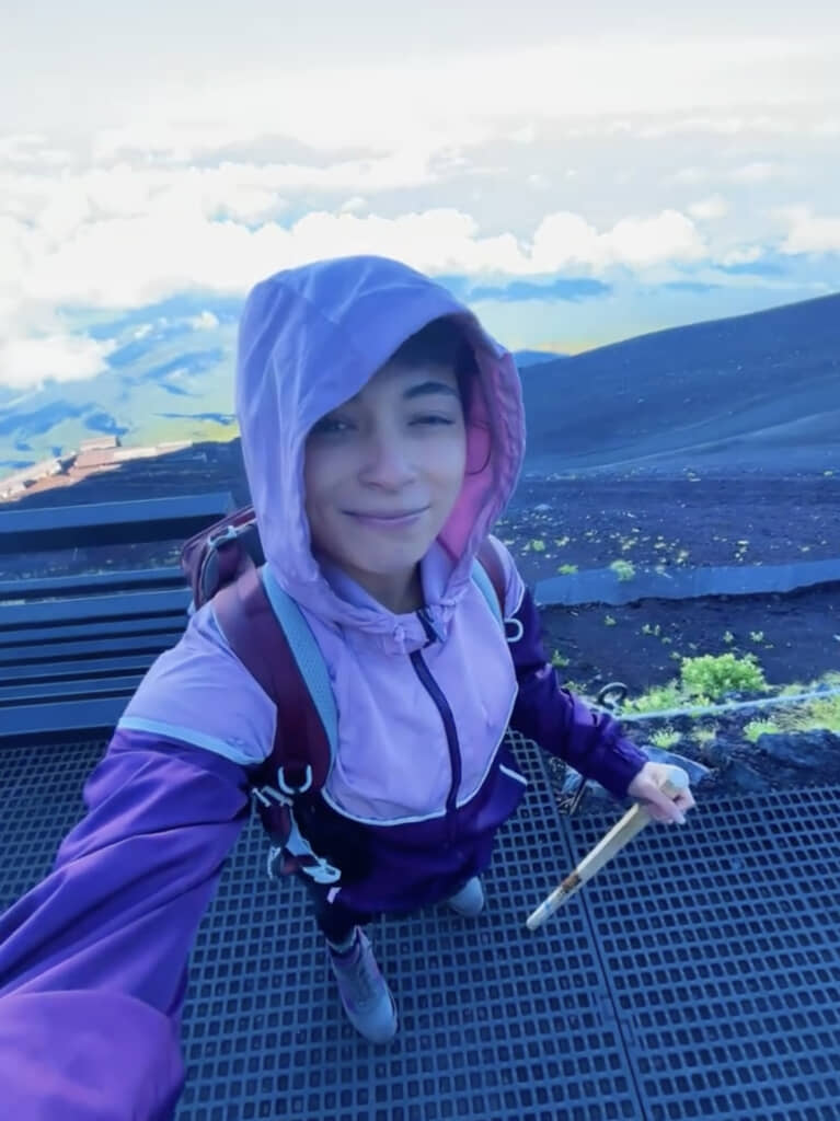 富士登山での1枚