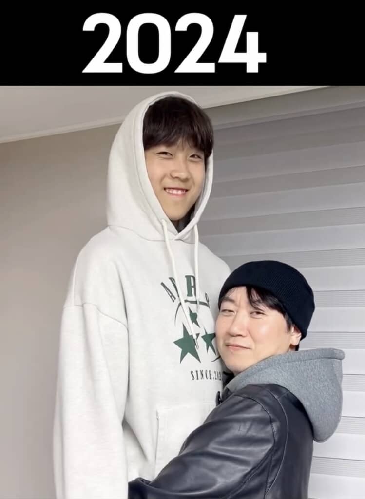 2024年の三男くんとパパ