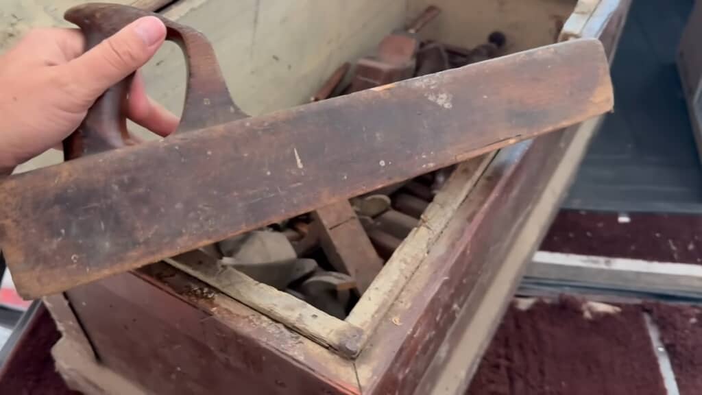 大量のアンティーク工具が！