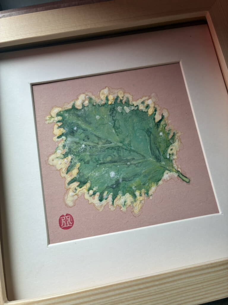 大葉の天ぷらもおいしそう～！