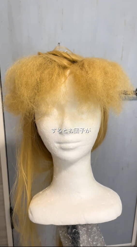 爆発したお団子が2つできた！