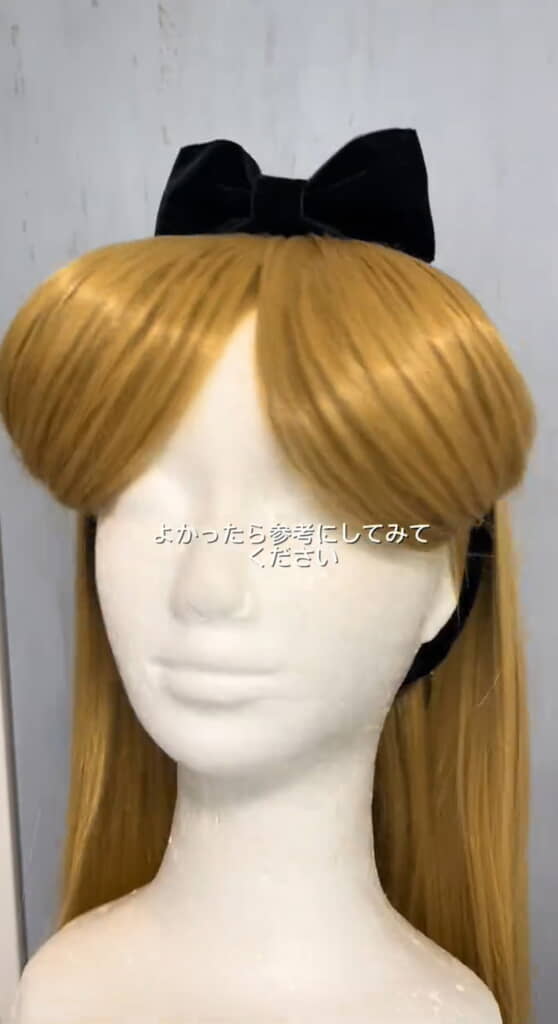 ふんわりした前髪の出来上がり◎