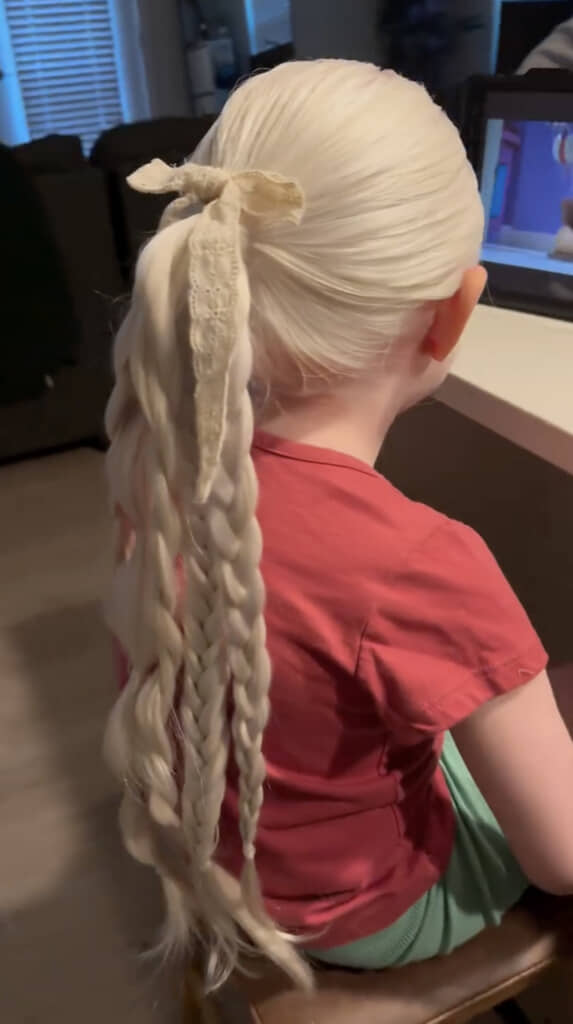 複数の編み込みでアレンジ！