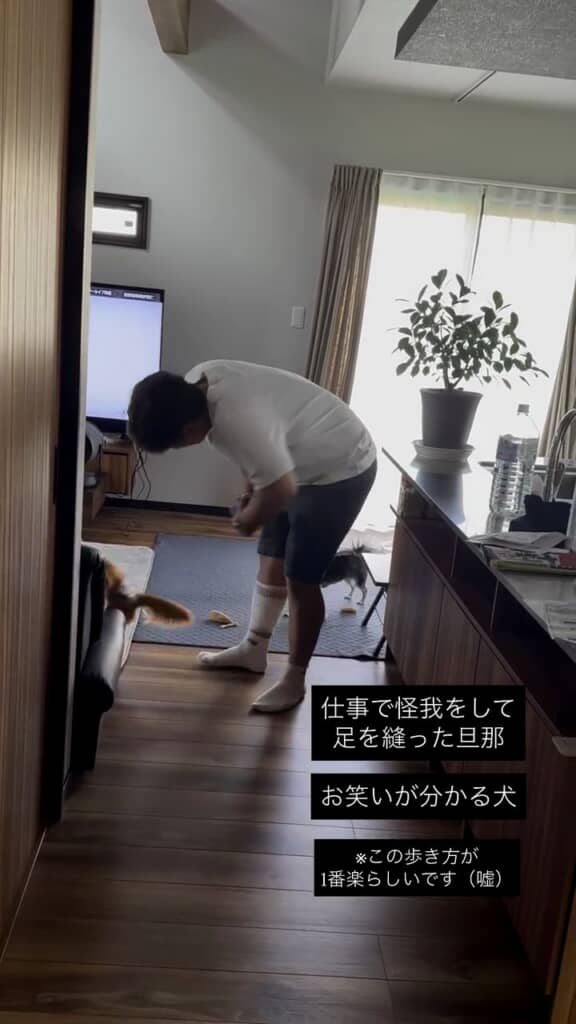 悲鳴を上げるパパさん