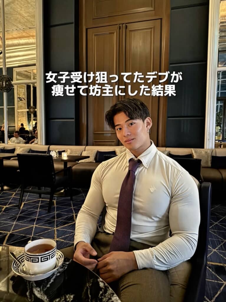 ここまでムキムキになりました