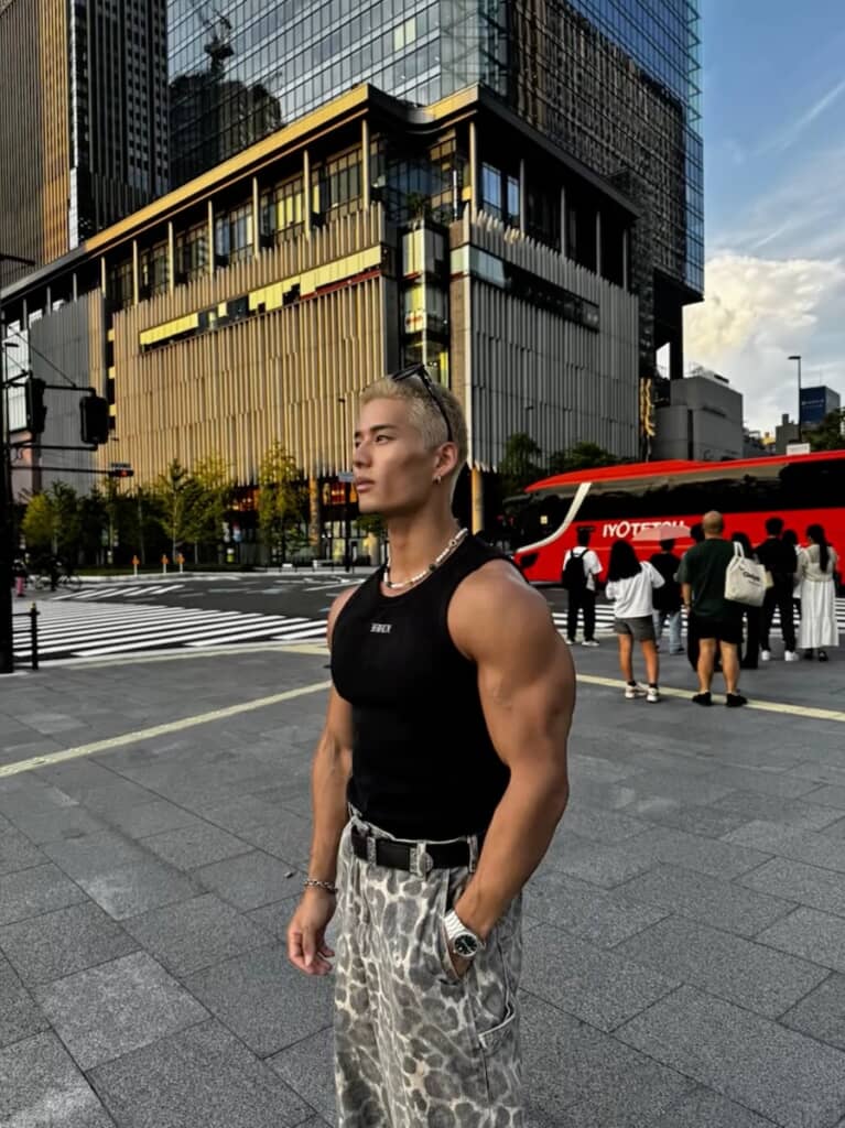 筋肉がすごい……