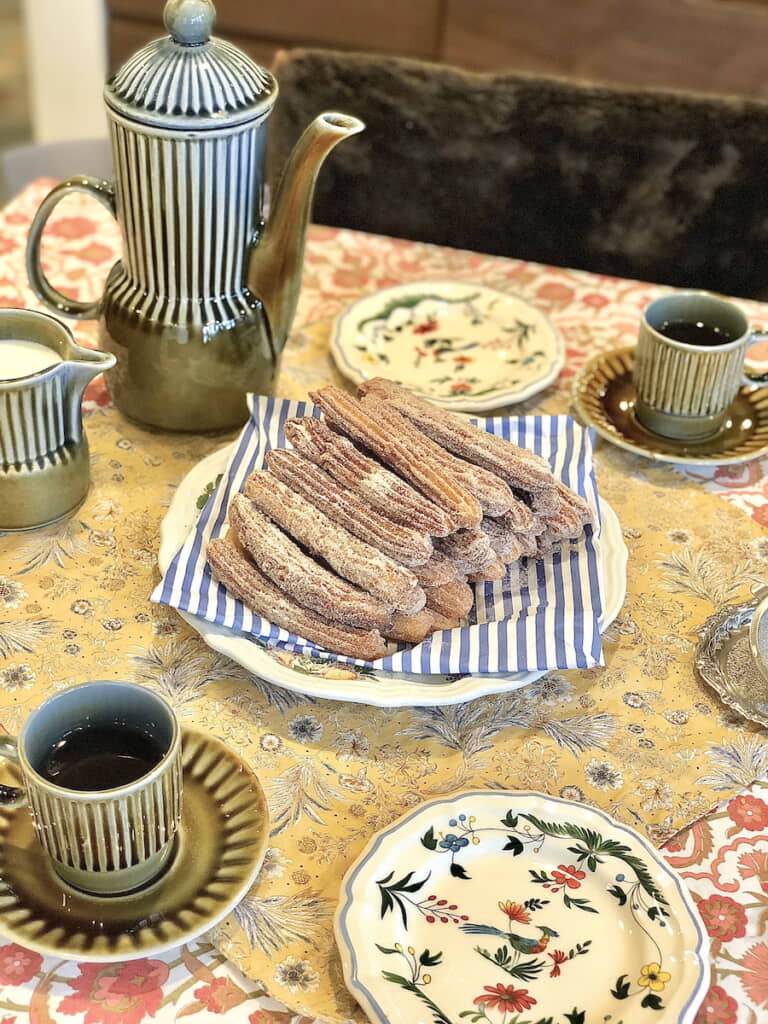 おいしそうなチュロがたっぷり
