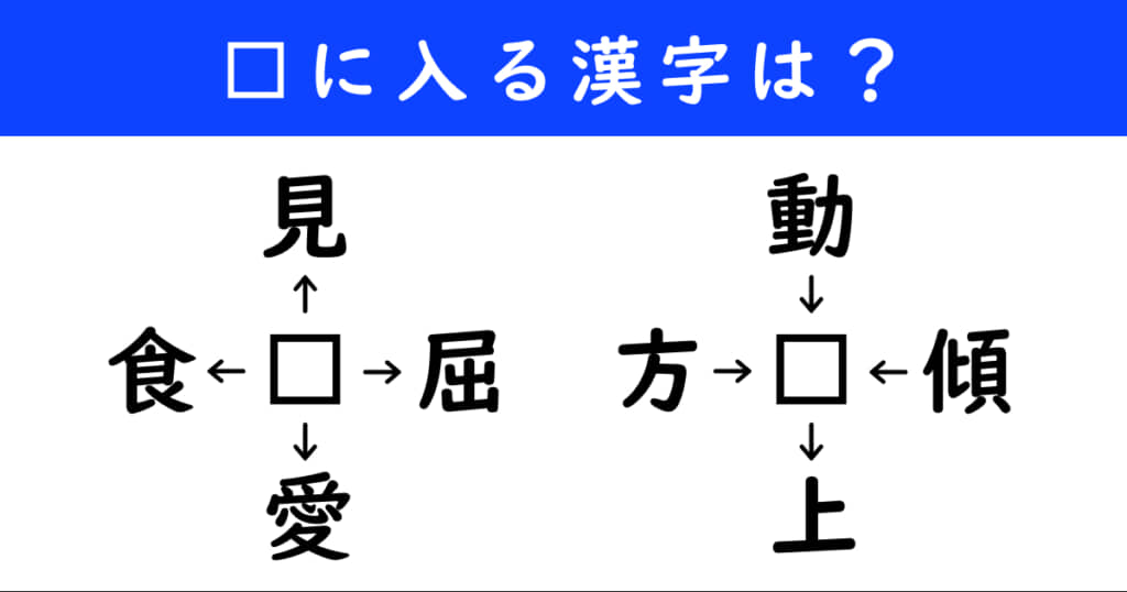 漢字パズル　和同開珎　二字熟語　穴埋め