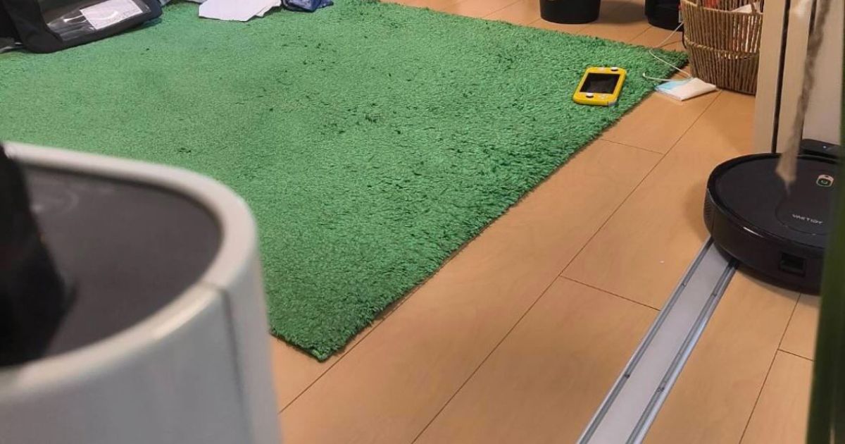 「次男が暇そうだよ？」と長男からLINE、よく見てみると……母「早く終わらんかな」→まさかの光景に「だいぶ溶けてる」「人間化した猫」（1/3） | ライフスタイル ねとらぼ