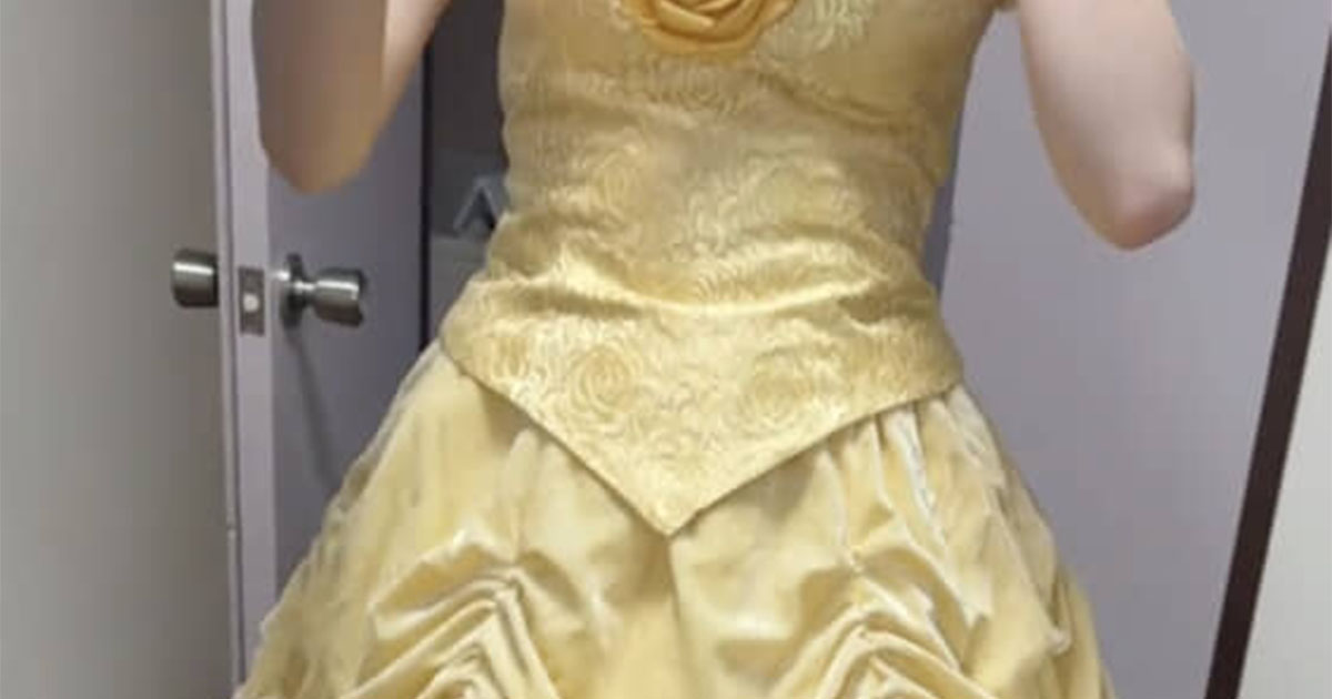 ディズニープリンセス風のドレスを買った女性→しっくりこず、手直しすると……　激変した姿に「え、すごい!!」「ほぼ魔法やろ」（1/2） | ディズニー ねとらぼ
