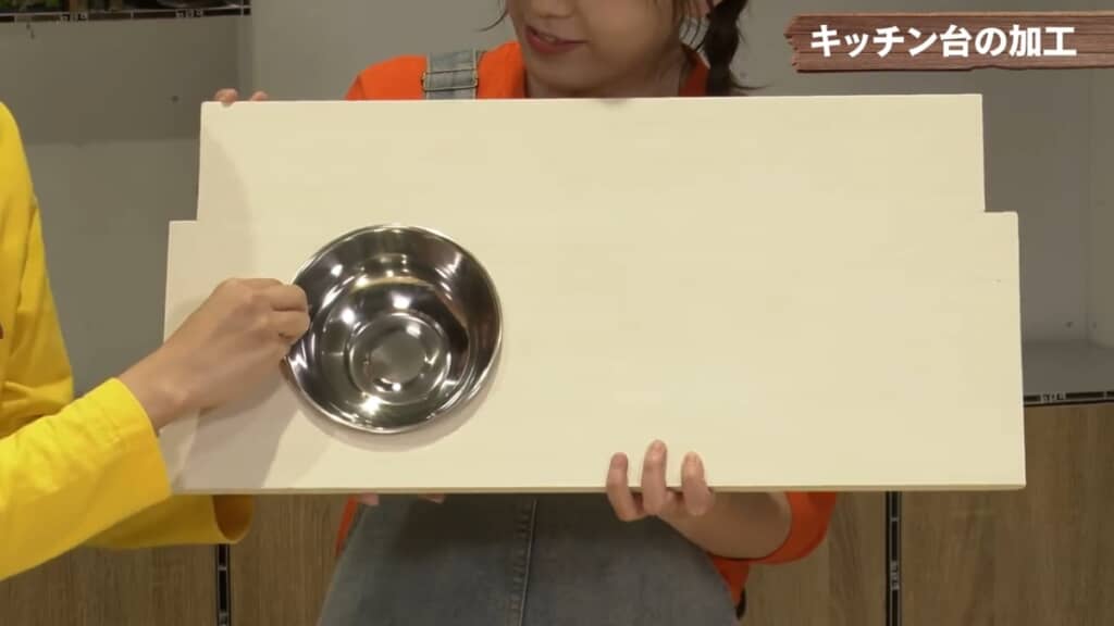 キッチン台にする木材