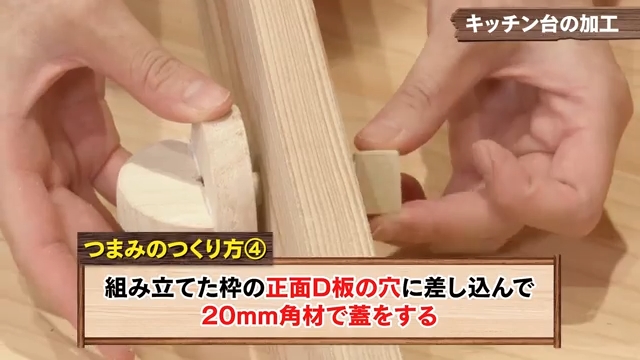 可動するつまみ