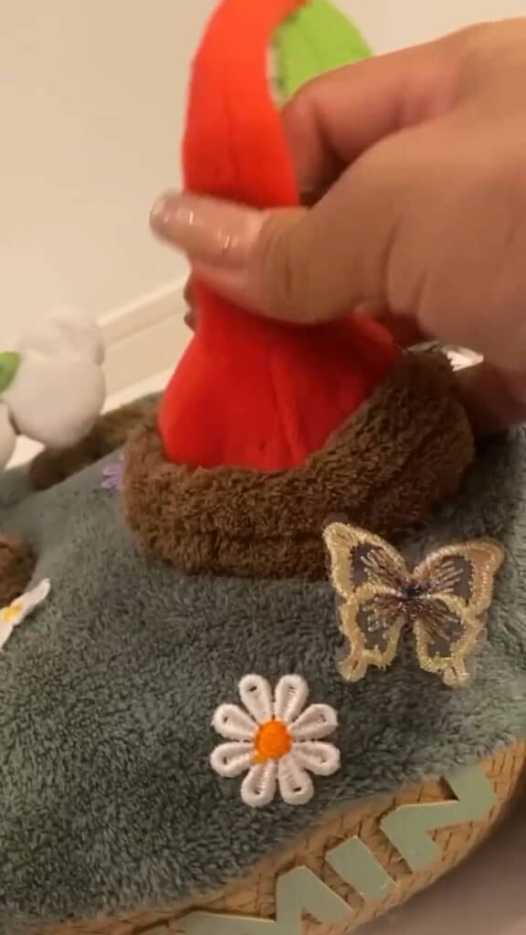 ぎゅっとつかんで