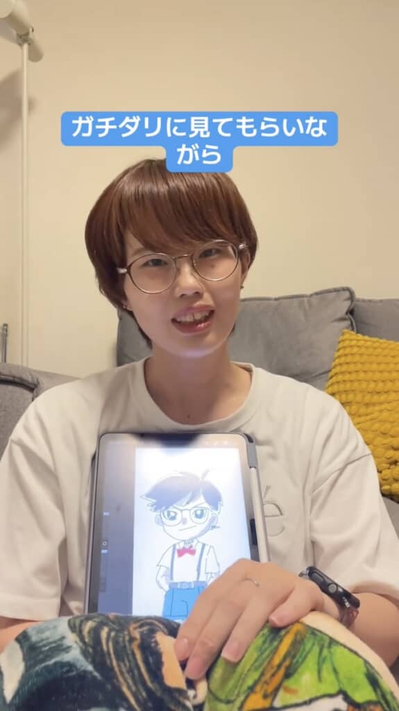 ガチダリ（夫）からのていねいな指導もあったのだとか