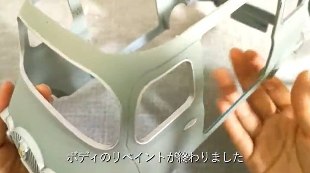 ボディのリペイントが終わりました