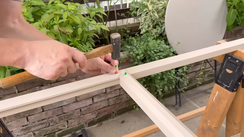 ドアを手作りして設置