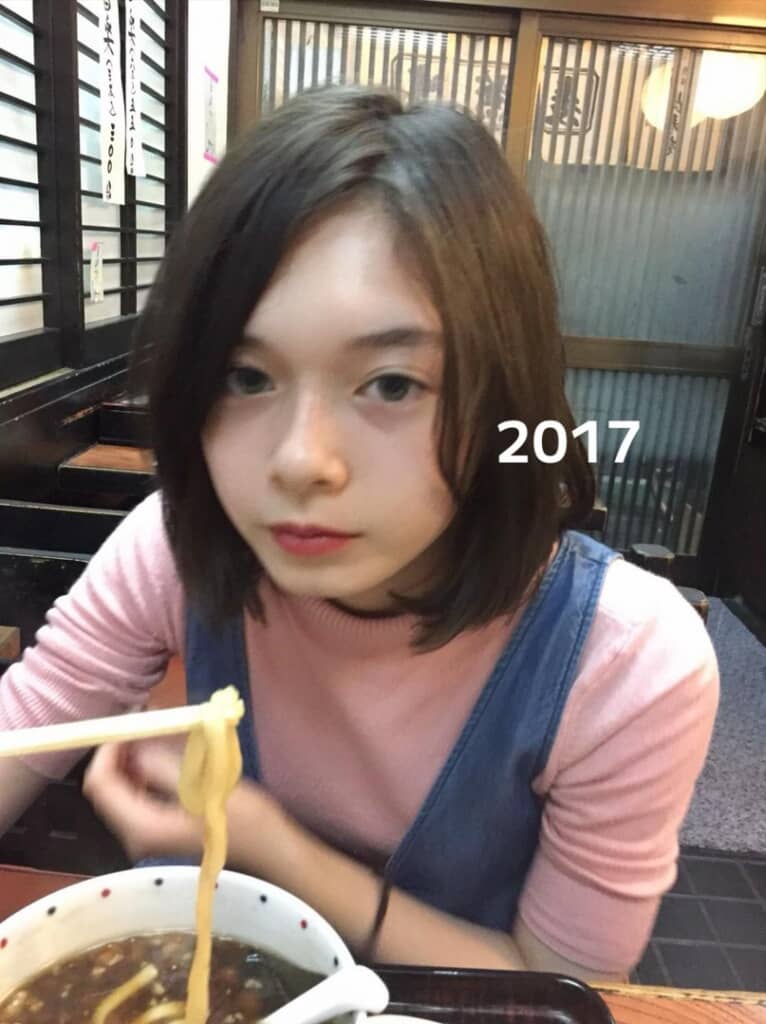 すっかり大きくなって中学生に