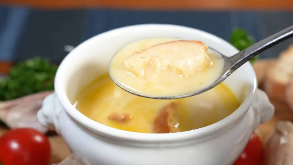 アラを使った洋風スープが完成