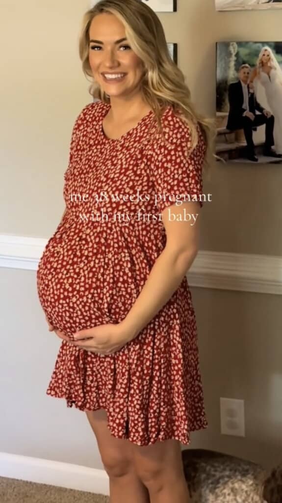 新しい命を授かった妊娠38週目のHollynさん