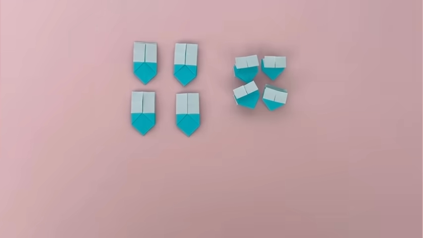 8個のパーツが完成