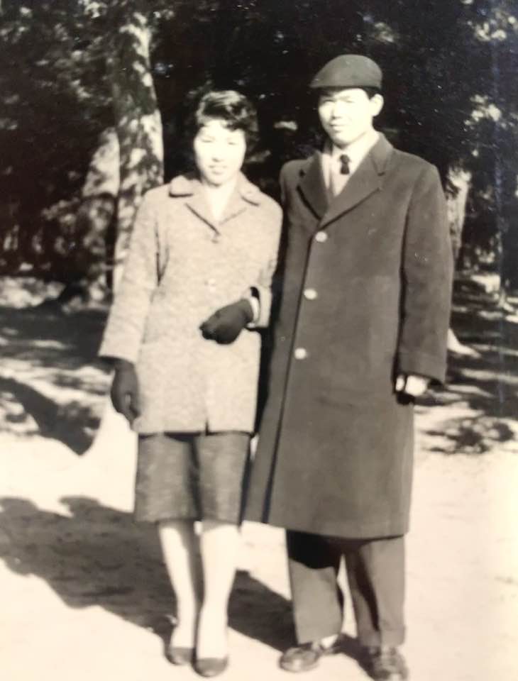 結婚前の父と母