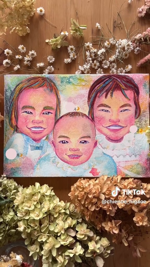 生き生きした3人きょうだいの出来上がり