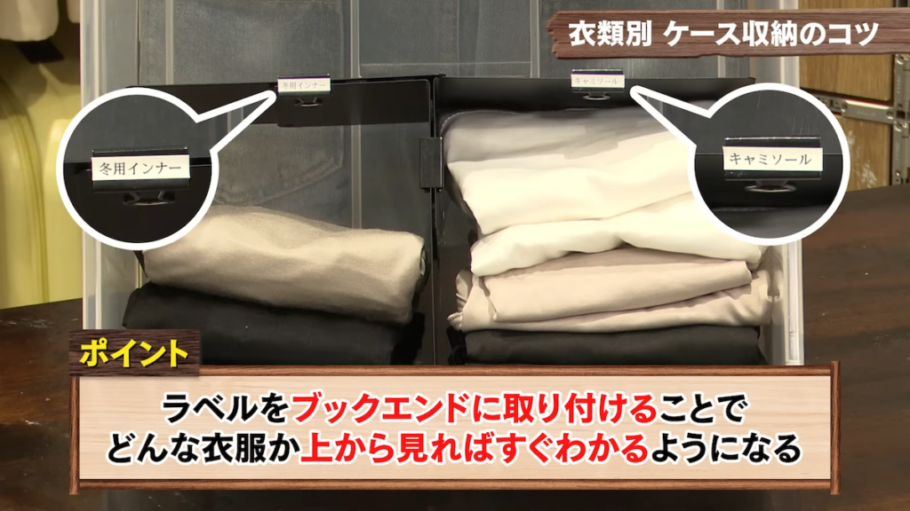 ブックエンドやダブルクリップも上手に活用