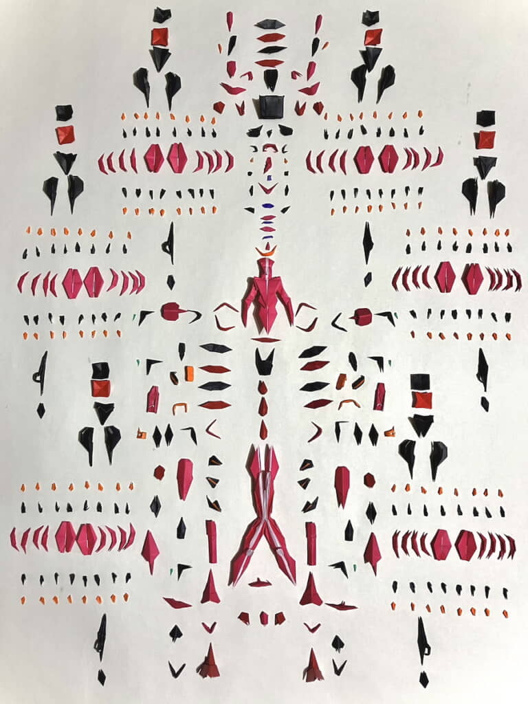 400以上のパーツを組み合わせて制作